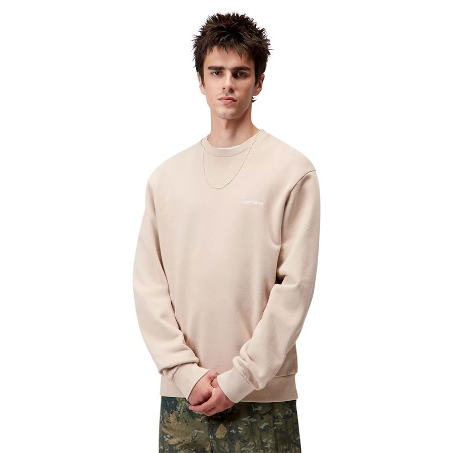 Script Embroidery Sweatshirt felpa da uomo Carhartt WIP | I0344962W1XX